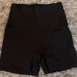 Black Aerie Offline 4 inch inseam biker shorts